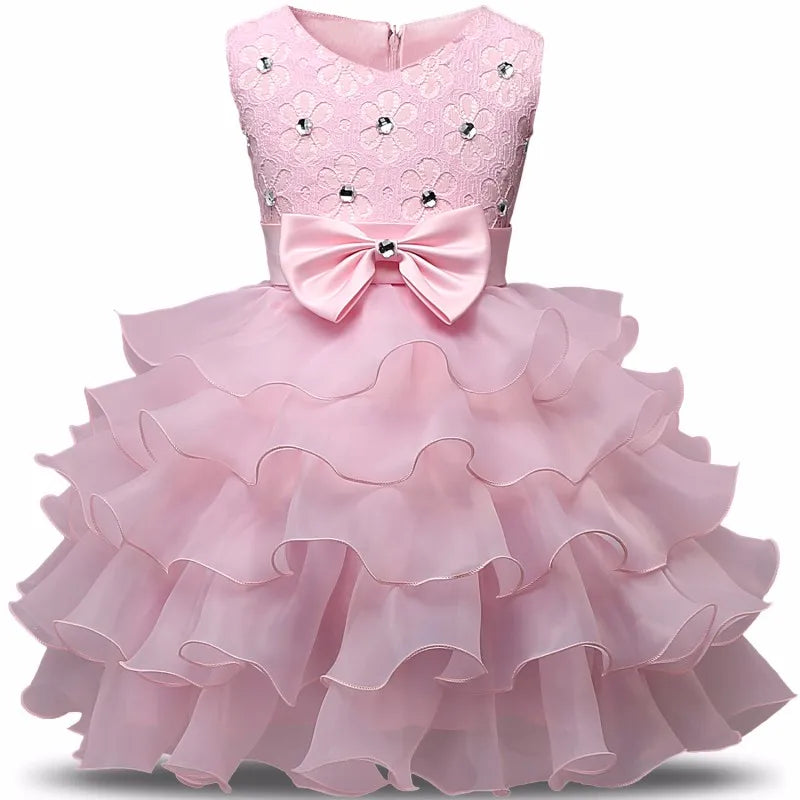 Robe de demoiselle d'honneur pour mariage, pour bébé fille de 2 à 8 ans, tenues d'anniversaire, robes de première communion pour enfants, tenues de fête pour petites filles