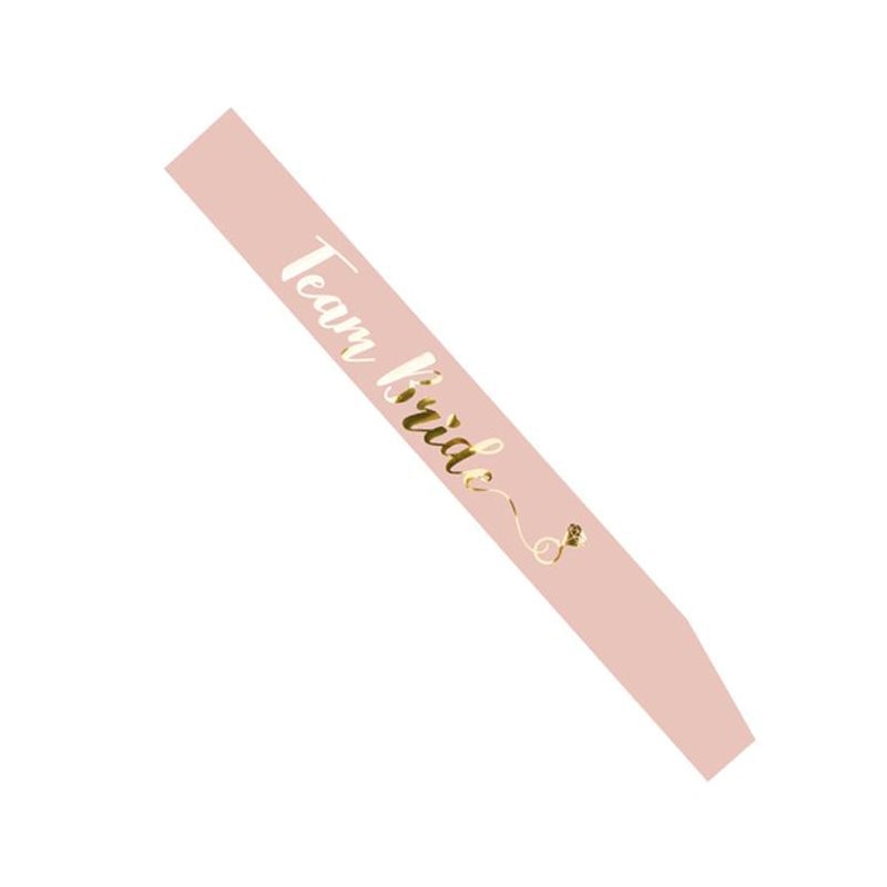 Écharpe "Team Bride" | Bandoulière pour enterrement de vie de jeune fille