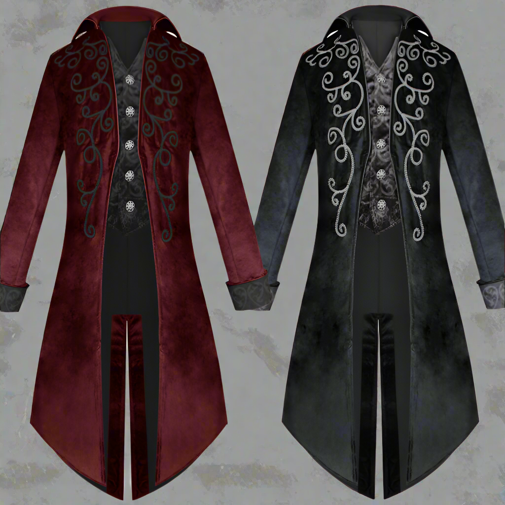 Veste Gothique Queue-de-pie Renaissance Homme