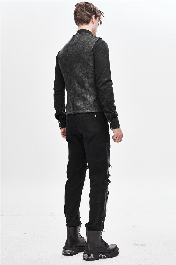 Gilet pour homme floral à nouer dans le dos