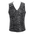 Gilet pour homme floral à nouer dans le dos