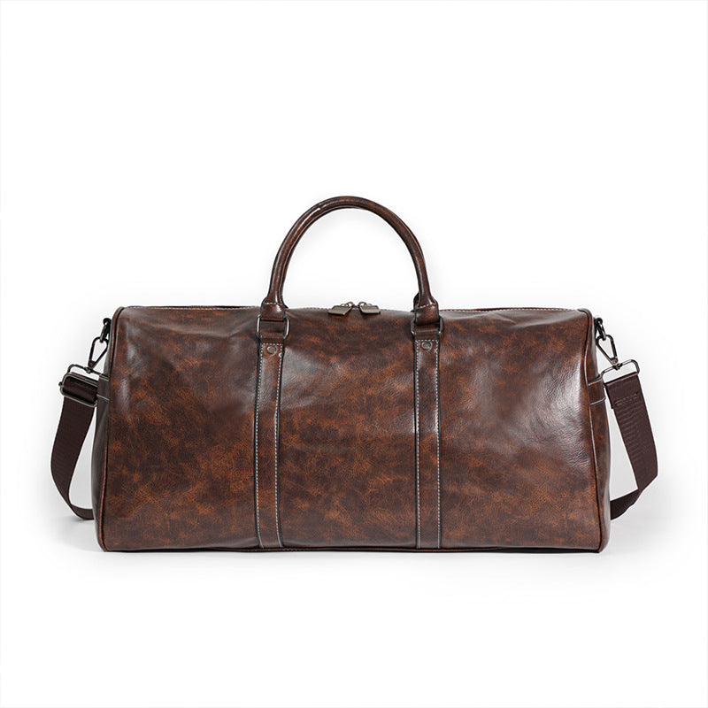 Men's Leather Travel & Gym Bag | Groomsmen Gift Idea