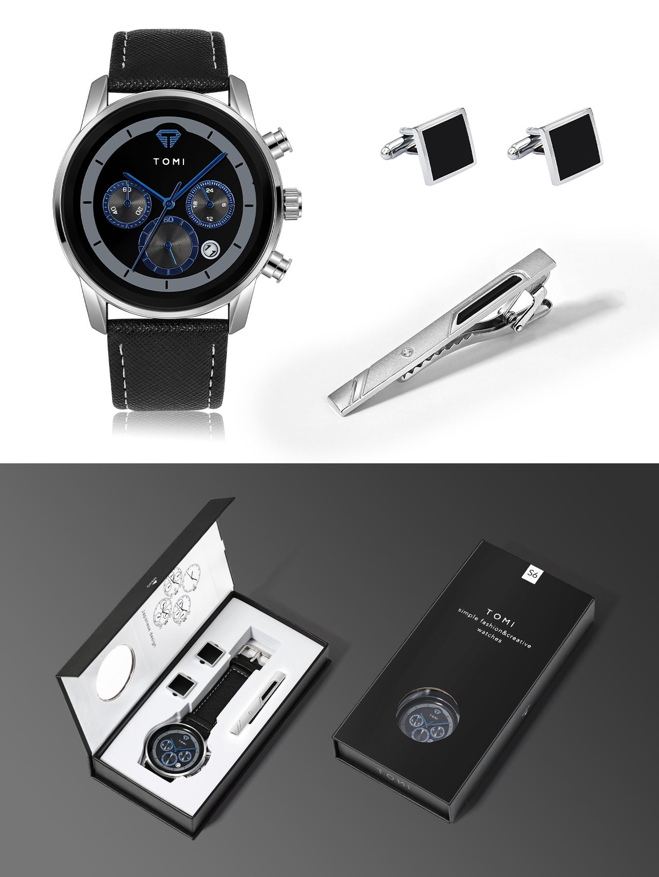 Coffret Cadeau Montre Homme Quartz