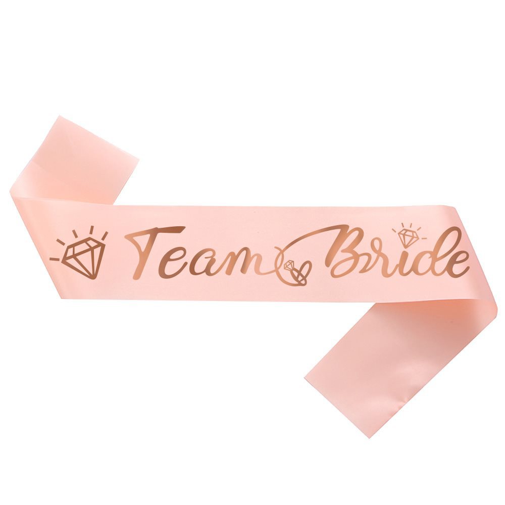 Écharpe "Team Bride" | Bandoulière pour enterrement de vie de jeune fille