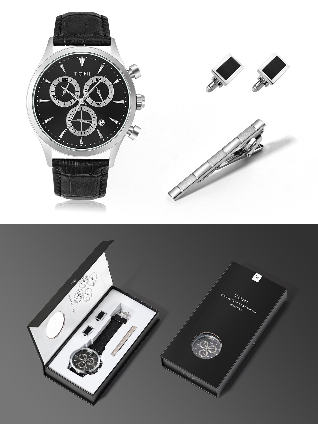 Coffret Cadeau Montre Homme Quartz